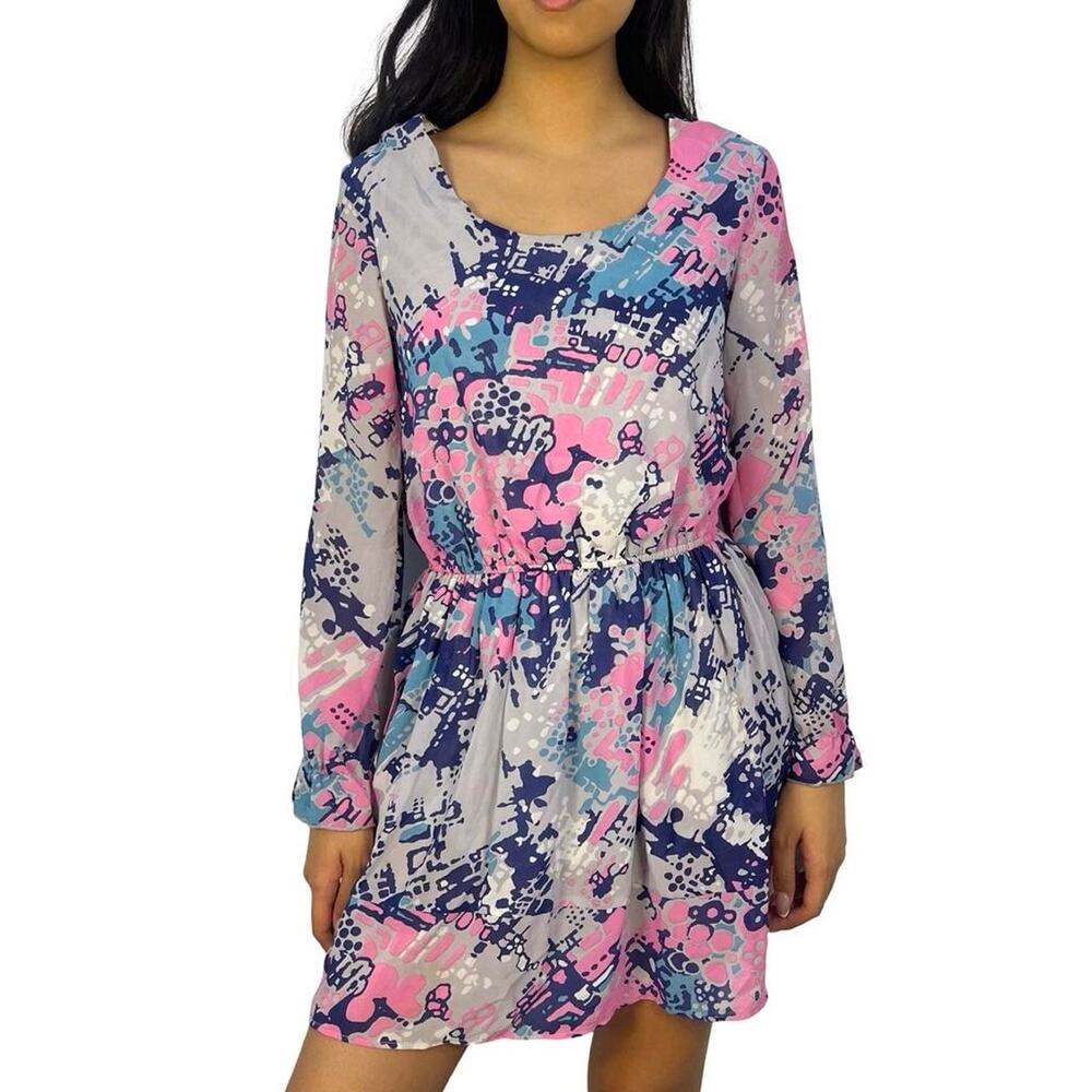 Vivienne Westwood Multicolored Long Sleeve Romper Mini Dress